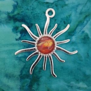Handmade Sun Pendant Necklace